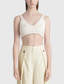 商品Recto | Cotton Knit Beach Bra Top,商家HBX,价格¥809图片