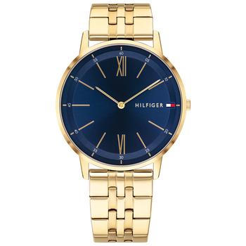 tommy hilfiger手表多少钱, Tommy Hilfiger | Men's Gold-Tone Bracelet Watch 40mm商品图片 