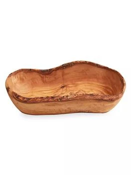 Verve Culture | Italian Olivewood Boat Shaped Bowl with Live Edges,商家Saks Fifth Avenue,价格¥360