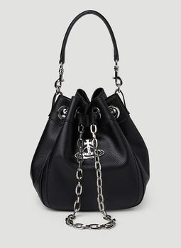 推荐Chrissy Medium Bucket Handbag in Black商品