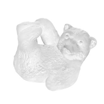 商品Daum White Mini Bear Pâte De Cristal Statue 05261/C图片