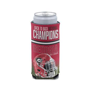 商品Wincraft | Georgia Bulldogs Back-To-Back College Football Playoff National Champions 12 Oz Helmet Slim Can Cooler,商家Macy's,价格¥51图片