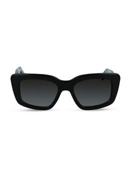菲拉格慕眼镜, Salvatore Ferragamo | Gancini 52MM Modified Rectangle Sunglasses商品图片 