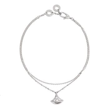 商品Bvlgari Divas' Dream Diamond 18k White Gold Charm Bracelet S/M,商家The Luxury Closet,价格¥17928图片