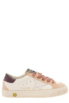 Golden Goose | Golden Goose Kids May Round Toe Lace-Up Sneakers 6.4折, 独家减免邮费