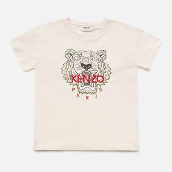 推荐KENZO Girls' Tiger T-Shirt - Off White商品