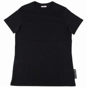 Moncler | MONCLER 女士黑色棉质短袖T恤 8091650-V8094-999商品图片,独家减免邮费