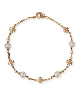 商品Tory Burch | Kira Pearl Chain Bracelet,商家Neiman Marcus,价格¥768图片