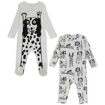 推荐Stella Mccartney Dalmatians Jersey Rib Babygrow Set, Size 3M商品