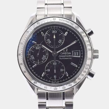 推荐Omega Black Stainless Steel Speedmaster Date 3513.50 Automatic Men's Wristwatch 39 mm商品