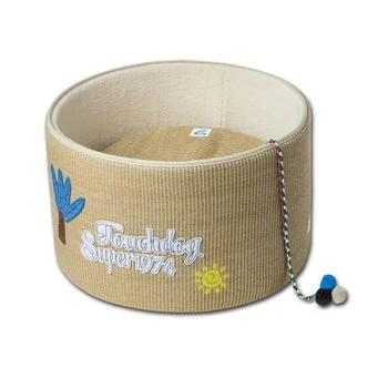 Touchcat | 'Claw-Ver Nest' Rounded Scratching Cat Bed with Teaser Toy,商家Macy's,价格¥524