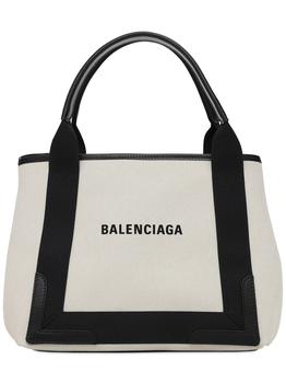 巴黎世家包双肩包, Balenciaga | Sm Navy Cabas Canvas Bag商品图片 