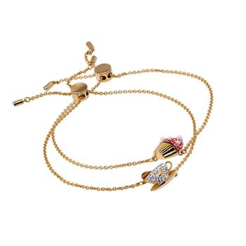 推荐Swarovski Nicest Gold Tone Light Multi Colored Crystal Bracelet 5486079商品