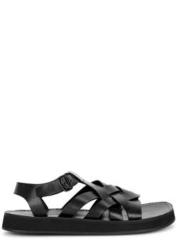 product Beltra black leather sandals image