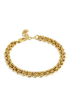 商品Savvy Cie Jewels | 14K Gold Plated Link Bracelet,商家Nordstrom Rack,价格¥254图片