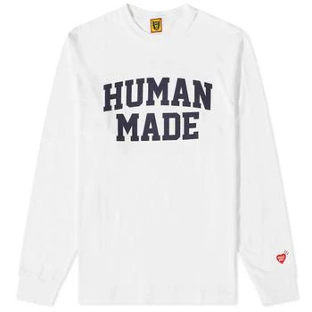 Human Made | Human Made Long Sleeve Logo T-Shirt 6折, 独家减免邮费