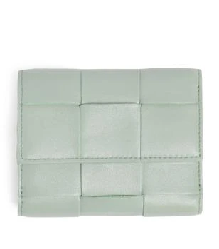 Bottega Veneta | Leather Intreccio Trifold Wallet 