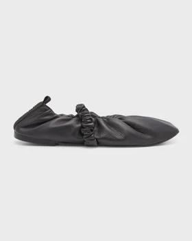 Ganni | Soft Leather Mary Jane Ballerina Flats 5.6折