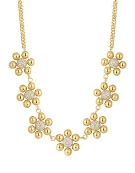 推荐Daisy Statement Necklace- Gold商品