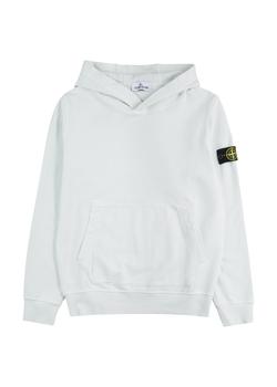 更多stone island, Stone Island | KIDS Mint hooded cotton sweatshirt (10-12 years)商品图片 