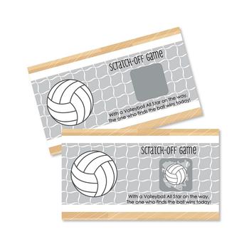 商品Big Dot of Happiness | Bump, Set, Spike - Volleyball - Party Game Scratch Off Cards - 22 Ct,商家Macy's,价格¥101图片