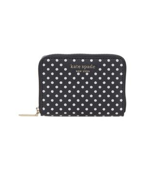 Kate Spade | Spencer Metallic Dots Zip Card Case商品图片,独家减免邮费