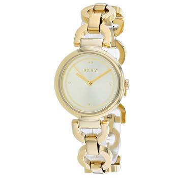 推荐DKNY Women's Gold dial Watch商品