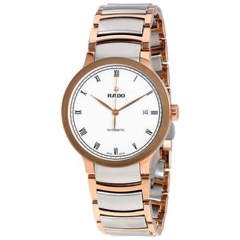 雷达男表, Rado | Centrix Automatic White Dial Two-tone Mens Watch R30036013商品图片 6.7折
