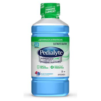 商品Pedialyte | AdvancedCare Electrolyte Solution Blue Raspberry,商家Walgreens,价格¥56图片