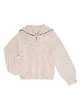 商品Design History | Girl's Zip Fisherman Sweater,商家Saks Fifth Avenue,价格¥353图片
