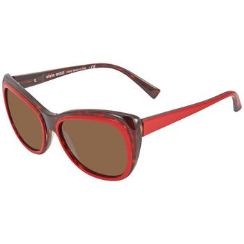 ALAIN MIKLI | Alain Mikli Brown Cat Eye Ladies Sunglasses 0A05024 09737357商品图片,2.1折