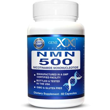 推荐GENEX FORMULAS NMN Nicotinamide Mononucleotide Supplements - 99% Pure Shelf Stabilized NMN Supplement Capsules for Increased NAD Levels & Healthy Aging, GMP Certified, 500mg per Serving, 60 Capsules商品