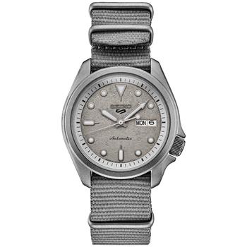精工5号, Seiko | Men's Automatic 5 Sports Gray Nylon Strap Watch 43mm商品图片 9折