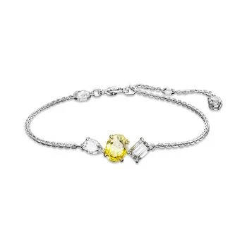 Swarovski | Rhodium-Plated Mixed Crystal Link Bracelet,商家Macy's,价格¥707
