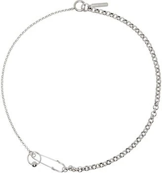 推荐SSENSE Exclusive Silver Jeff Necklace商品