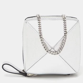 推荐Valentino Silver Leather Zip Chain Coin Purse商品