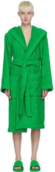商品Bottega Veneta | 绿色棉质浴袍,商家SSENSE CN,价格¥4739图片