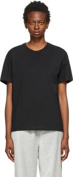 Alexander Wang | Black Puff Logo T-Shirt商品图片,