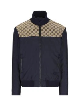 Gucci | Gucci Interlocking G Embroidered Zipped Jacket 8.6折起, 独家减免邮费