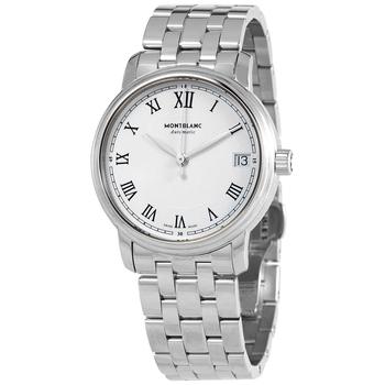 万宝龙手表推荐, MontBlanc | Tradition Automatic Silver Dial Ladies Watch 124783商品图片 4.6折