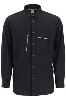 Comme des Garcons | Comme des Garçons Shirt Zip Detailed Buttoned Shirt 3.9折