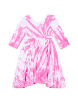 推荐Little Girl's & Girl's Love Tie-Dye Twirl Dress商品