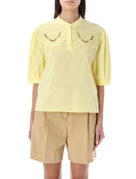 推荐See By Chloé Puff-Sleeve Buttoned Shirt商品