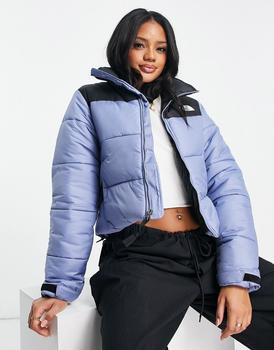 推荐The North Face Saikuru cropped jacket in blue Exclusive at ASOS商品
