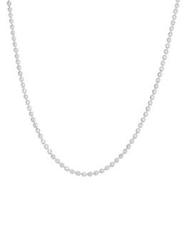 商品Saks Fifth Avenue | Build Your Own Collection 14K White Gold Moon Chain Necklace,商家Saks OFF 5TH,价格¥12648图片