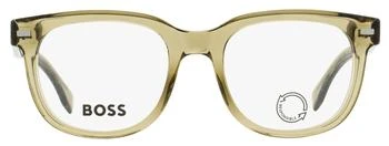 推荐Hugo Boss Men's Eco Acetate Eyeglasses B1444N 09Q Transparent Brown 52mm商品