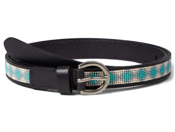Frye | 20 mm Beaded Belt w/ Leather Trim商品图片,独家减免邮费