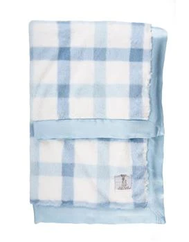 Little Giraffe | Luxe Plaid Faux Fur Baby Blanket,商家Nordstrom,价格¥530