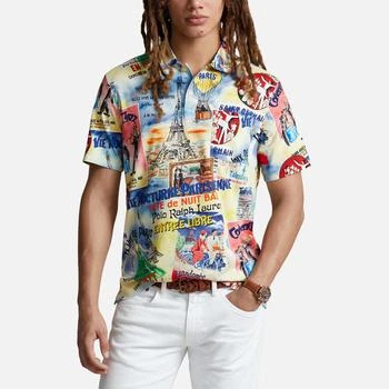 推荐Polo Ralph Lauren Cotton-Jersey Poster Print Polo Shirt商品