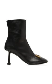 推荐Balenciaga - Groupie Leather Ankle Boots - Black - IT 37 - Moda Operandi商品